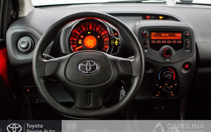Toyota Aygo cena 41000 przebieg: 90158, rok produkcji 2019 z Wronki małe 79